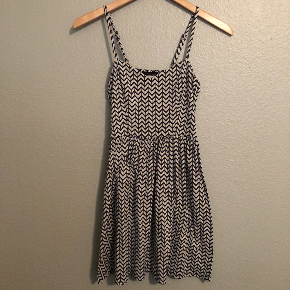Chevron Print Dress